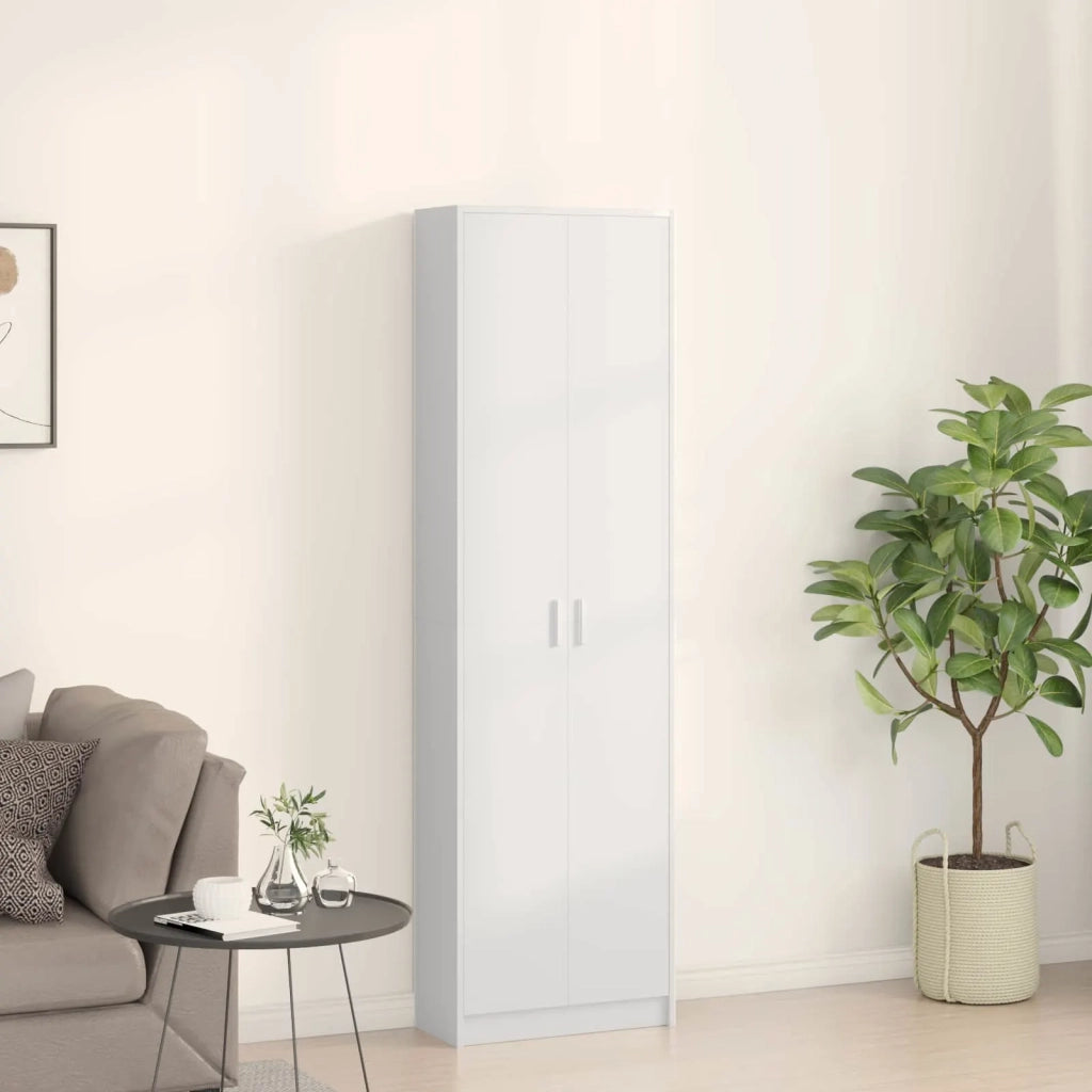 Guardaroba con porta Bianco 55 x 25 x 189 cm Legno multistrato 3334008
