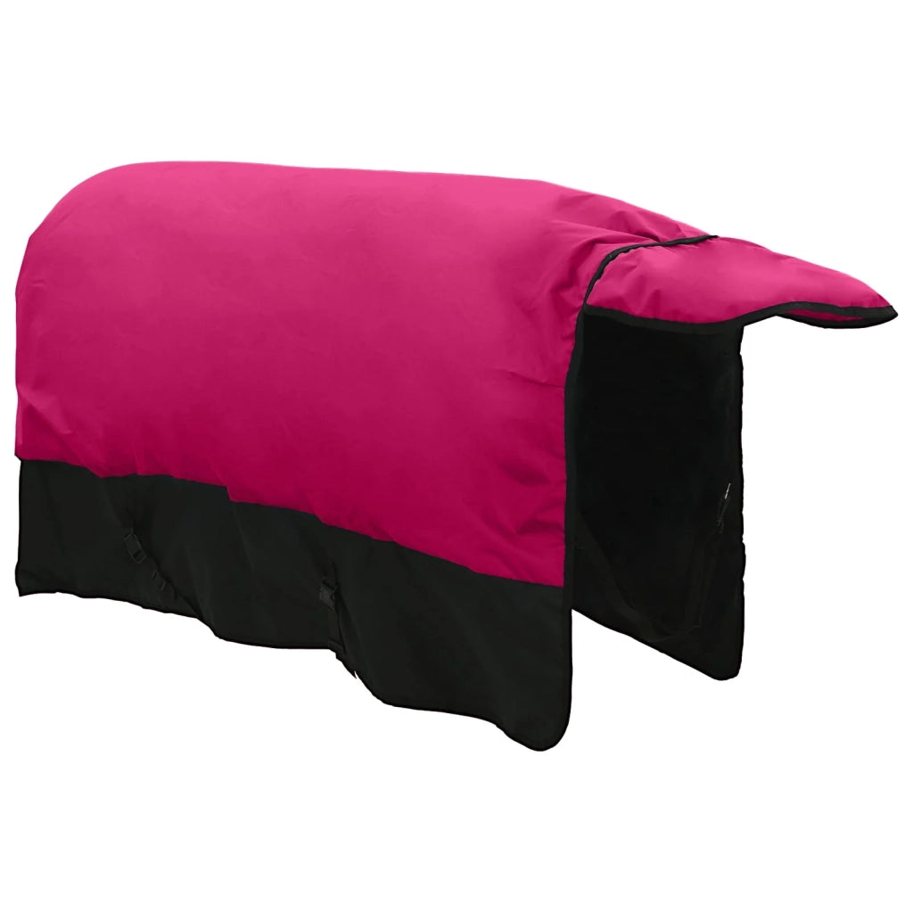 Coperta per Cavalli Rosa e Nero 145 cm Poliestere 42013084
