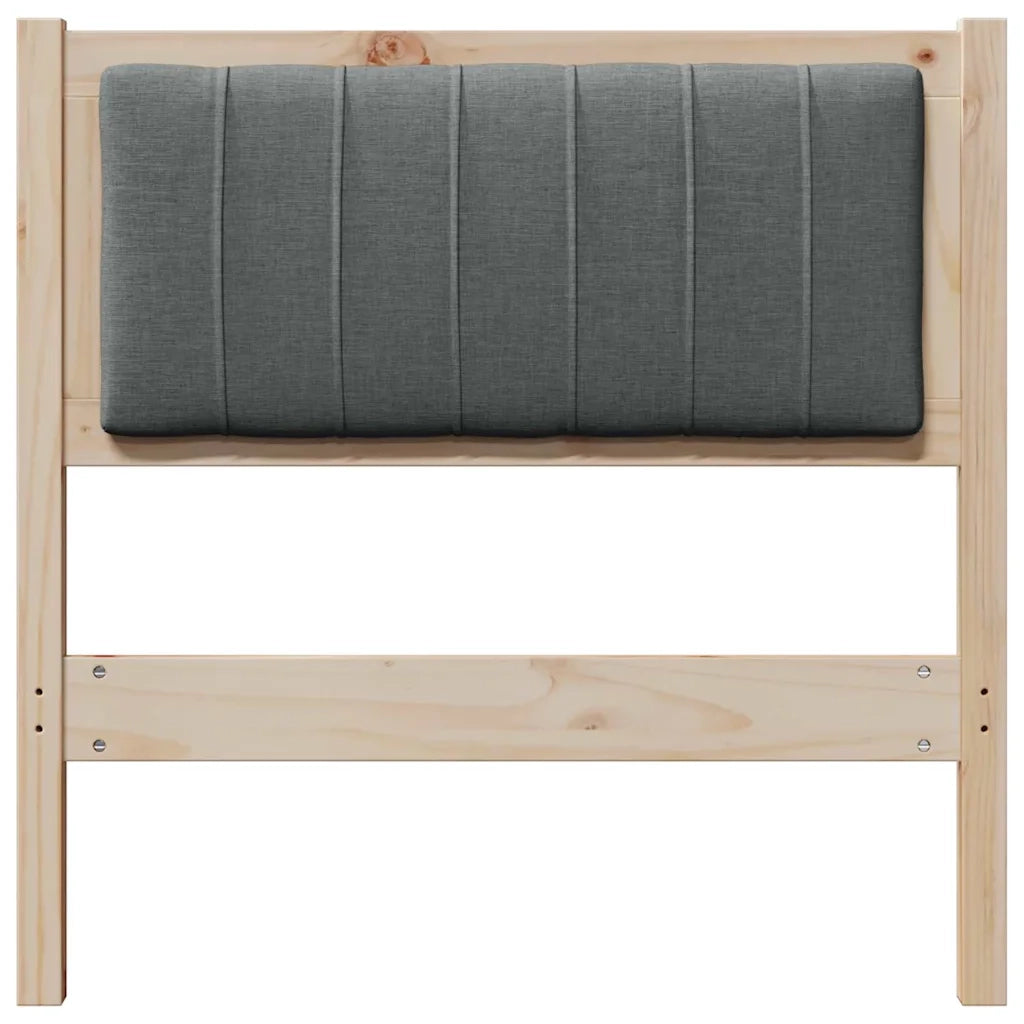 Testiera | Testata imbottita con Testiera | Testata Marrone 80 cm Pino massello