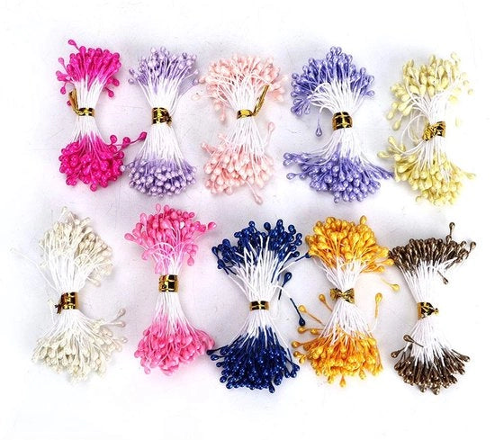 Fiori Decorativi DIY - 900 Pezzi - Colori Misti - Progetto Creativo