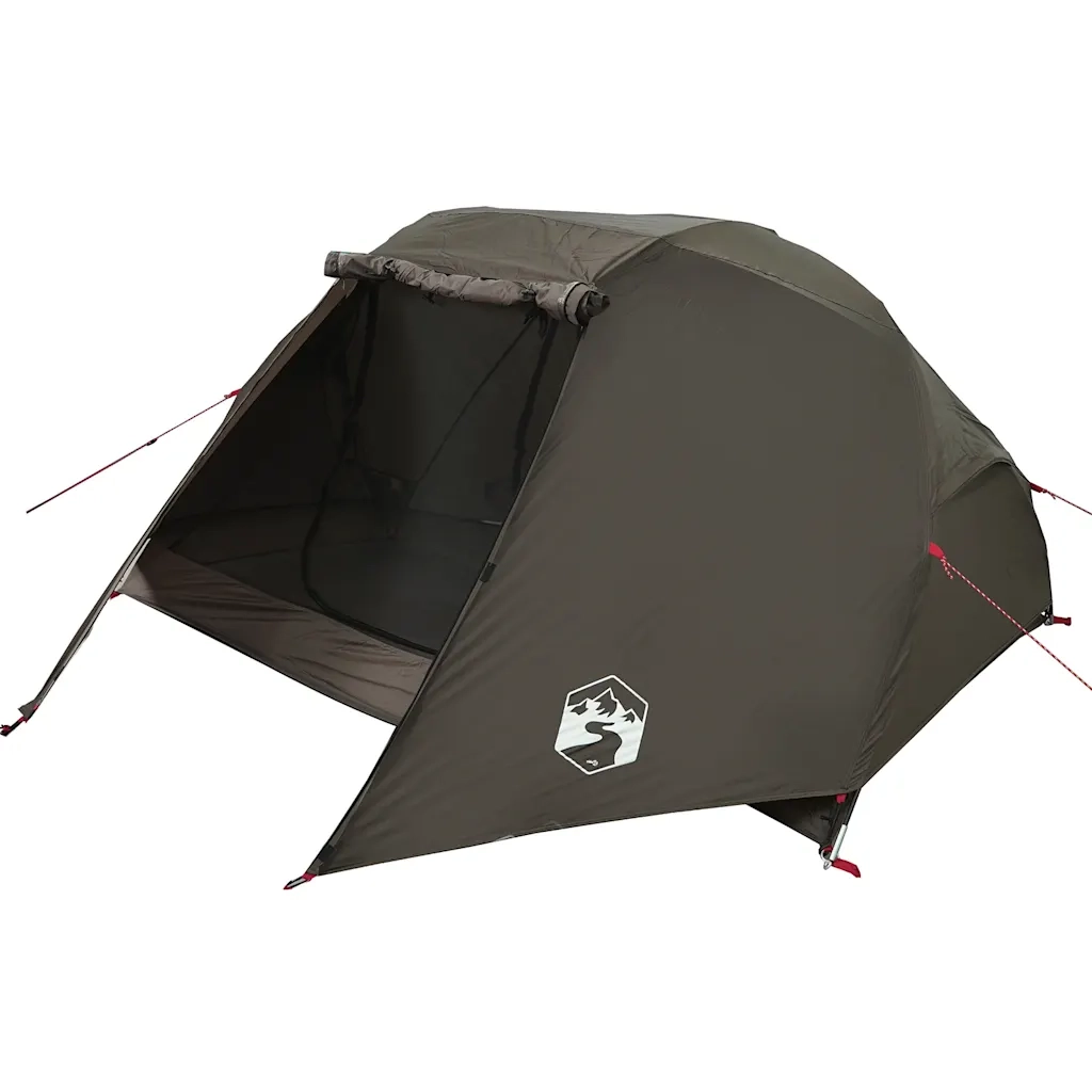 Tenda da Pesca per 3 Persone Marrone Impermeabile 4100656