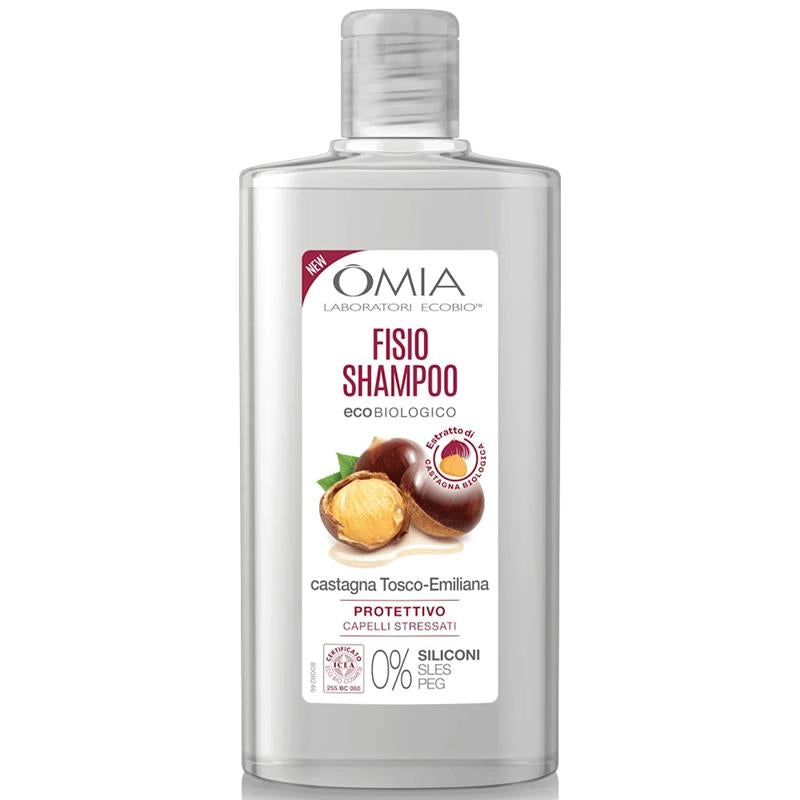OMIA FISIO SHAMPOO ECOBIOLOGICO CASTAGNA TOSCO EMILIANA PROTETTIVO CAPELLI STESSATI 200ML