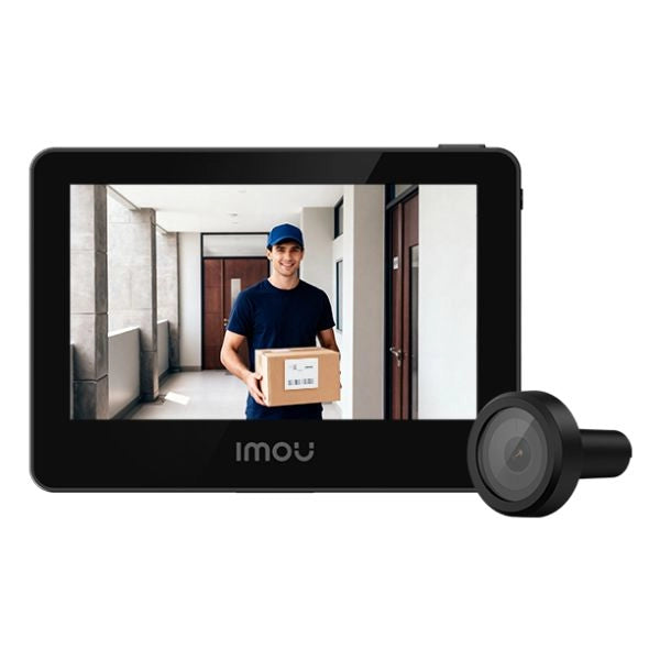 Imou vd1 spioncino smart a batteria, con monitor da 4,3 pollici e risoluzione da 5mp