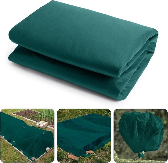 Tre Veli per la Protezione Invernale per Piante - Velo per Piante - 35g/m² Velo da Giardino Protezione dal Gelo Protezione Invernale per Piante - Protezione dal Gelo Sacchi per Piante per Alberi da Palma e Piante da Tavolo per Giardino Balcone e Terrazza