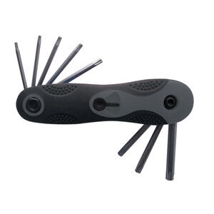 SERIE 8 CHIAVI TORX T9-T40 CROMO VANADIO