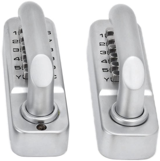 Combinazione a Scatto Acqua-Resistente - Scatto Meccanico - Maniglione a Due Facce - Scatto per Porte - Installazione Facile - Progetto Silenzioso