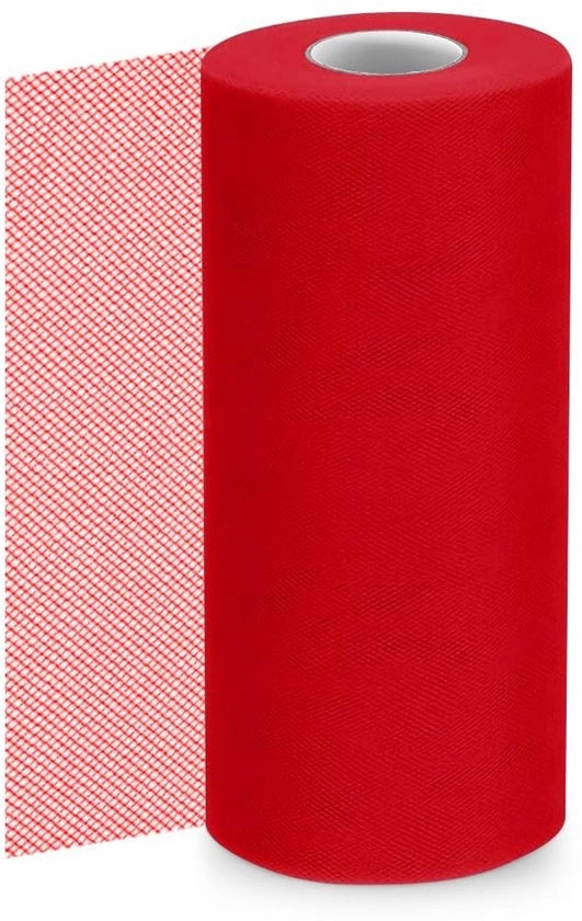 Tela di Tulle 30 cm x 92 m - Sostenibile - Decorazione - Fai da Te - Leggero - Riciclabile - Adatto per Feste - Tela di Tulle