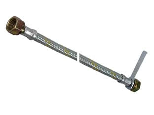 FLESSIBILE PER CENTRALINE GAS- - FF 1/2 cm.80 - 2 pezzi