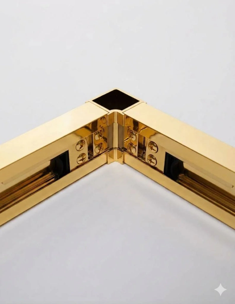 Box doccia ingresso angolare 2+2 THALASSA (BASIC) 110x75 cm Oro vetro serigrafato
