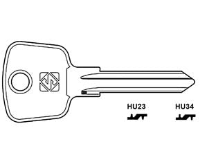 CHIAVI HUF PER AUTO OPEL- - HU34 - 5 pezzi SILCA