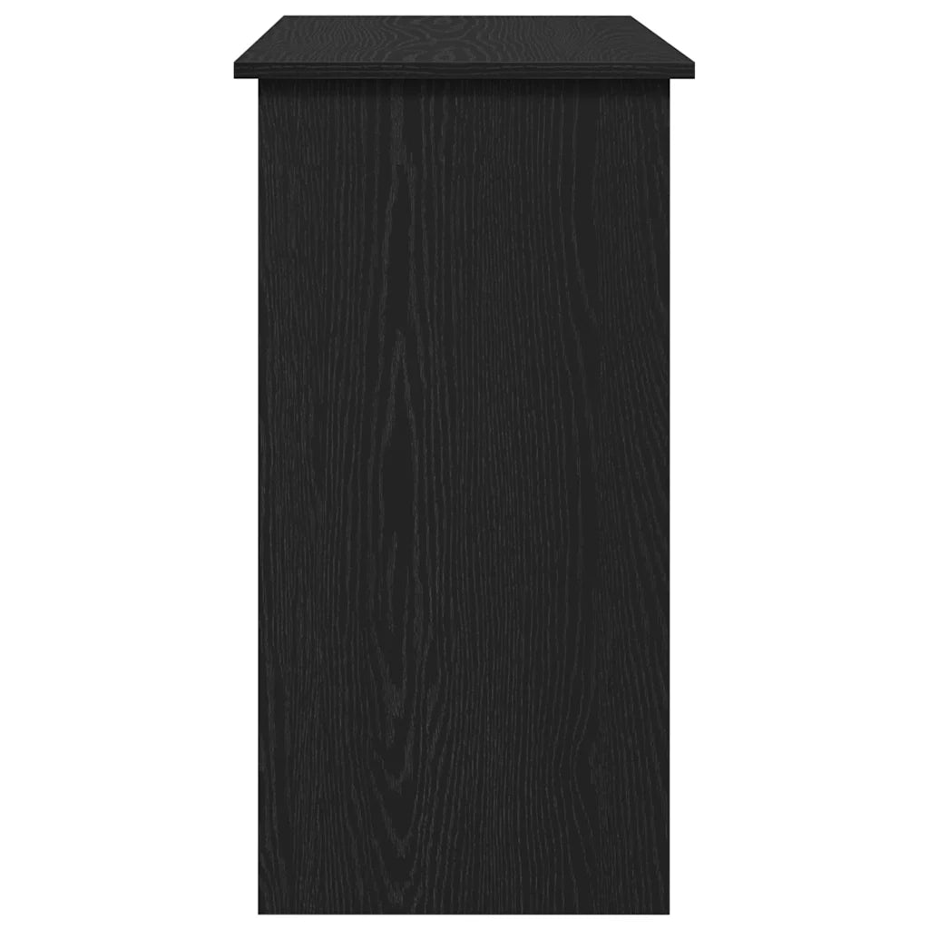 Scrivania Nera 80x40x75 cm in Legno Multistrato 860455