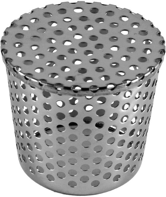 Dakgootbeschermers 3,5 pollici - Filtro in Acciaio Inossidabile - Disegno Compresso - Installazione Facile - Sicuro e Stabile - Prevenzione Effettiva della Bloccatura - Coperchio di Scarico