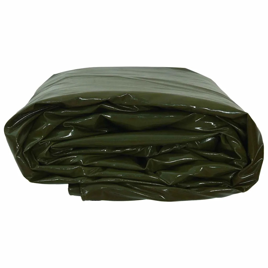 Telo 650g / m² Verde oliva 3 x 6 m Tela con rivestimento in PVC 42017757