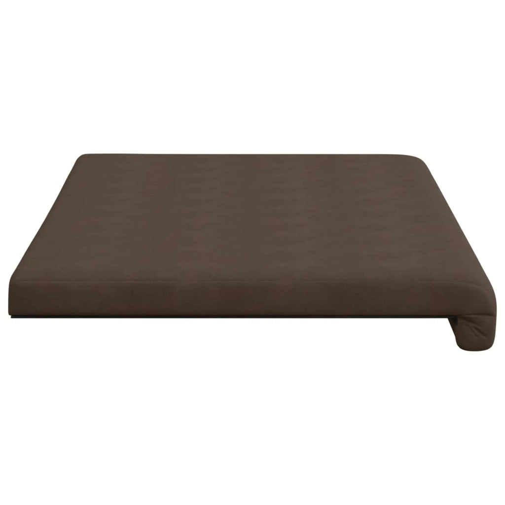 Cuscino per panchina Microfibra Marrone Profondità 35 cm 42043282