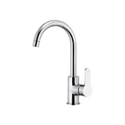 Rubinetto monocomando monoforo 90 gradi con canna alta a u - serie winner