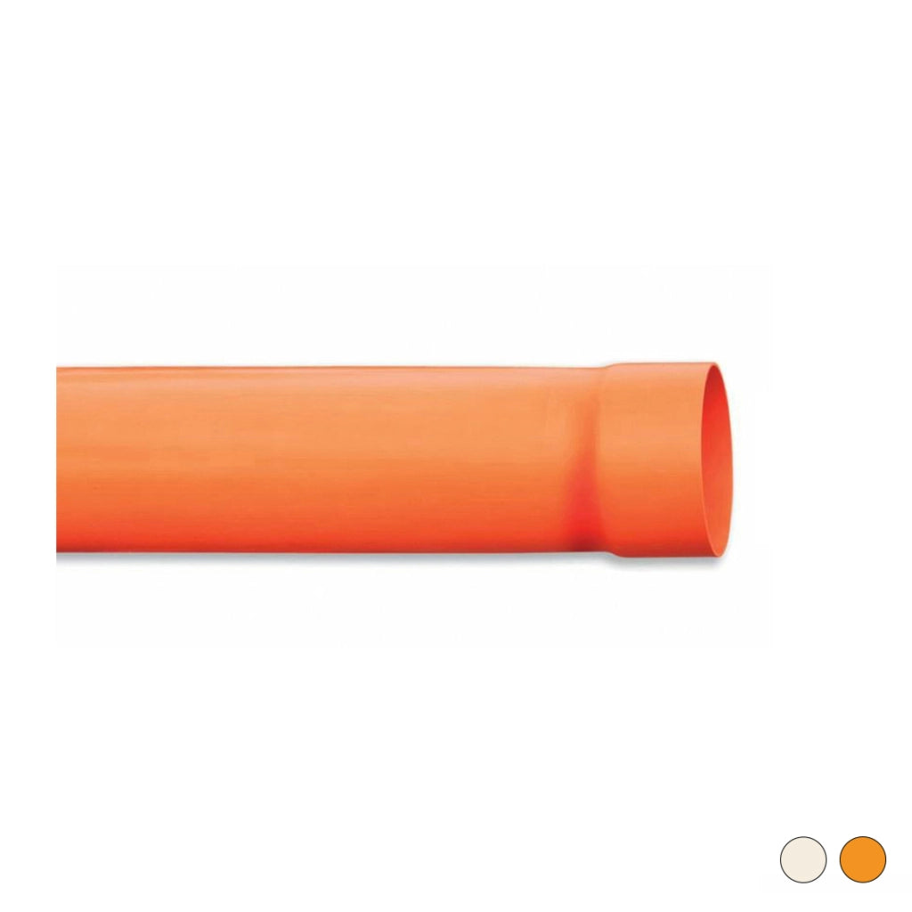 TUBO IN PVC- Avorio Diam. 100 lungh. 2000- MTA- pezzi 1