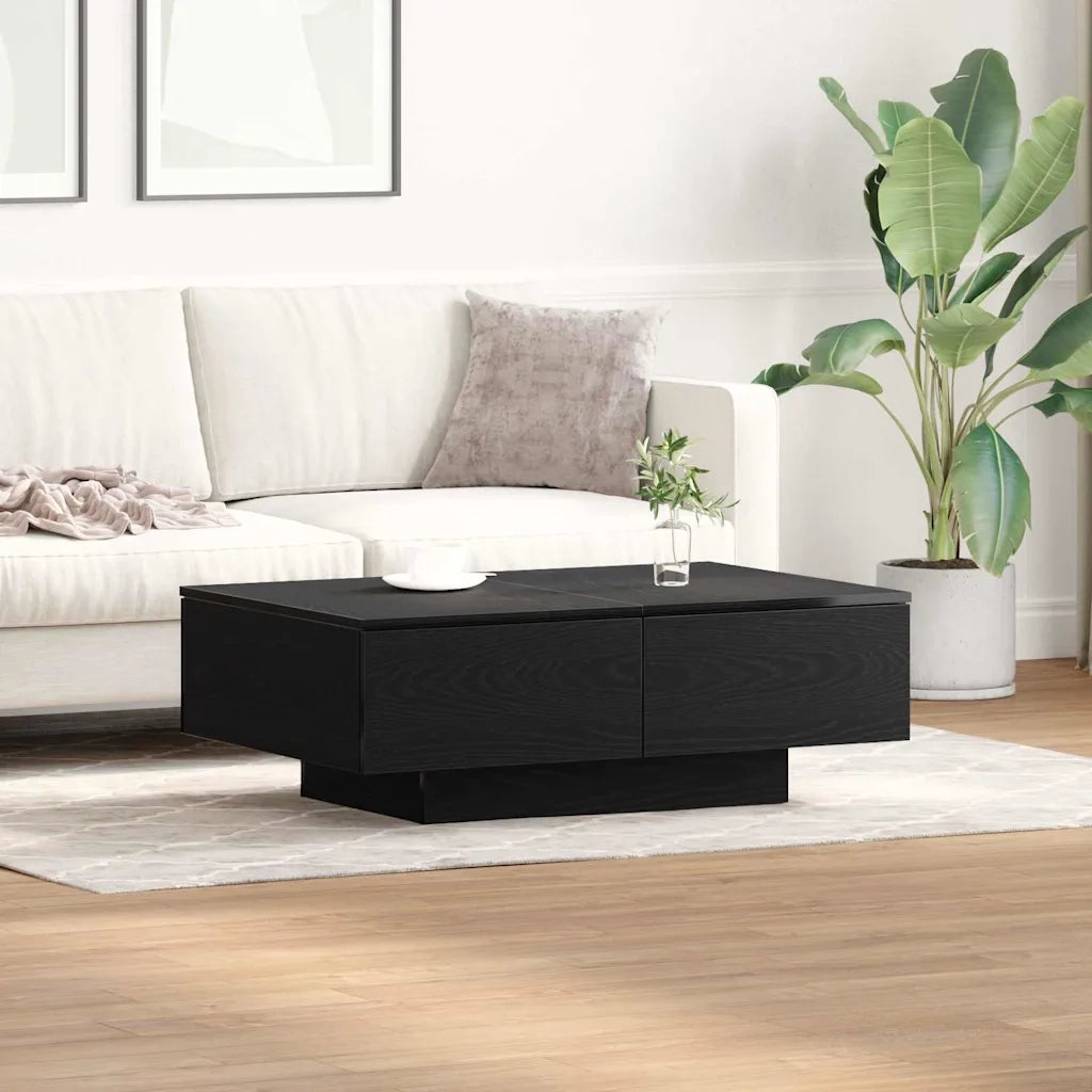 Tavolino da salotto Rovere Nero 90 x 60 x 31 cm 862634