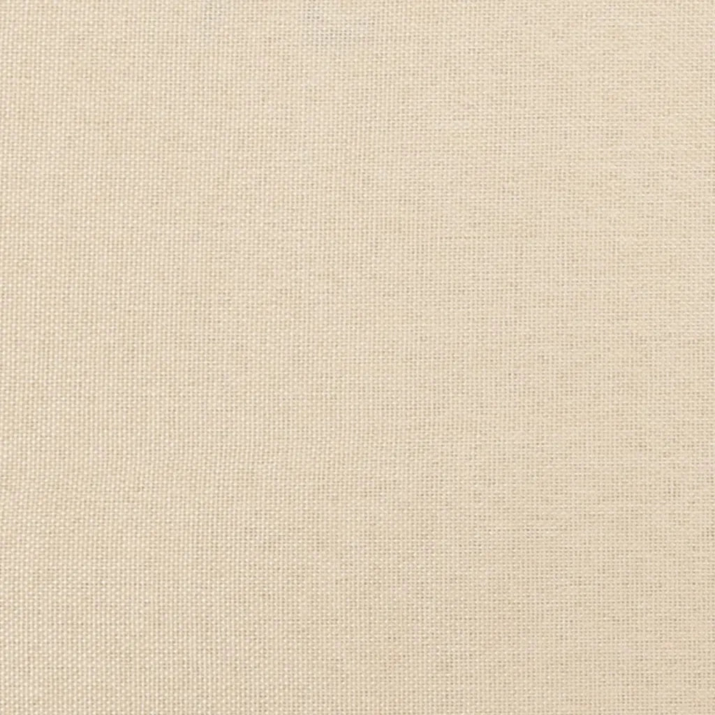 Testiera ad Orecchio Crema 103x23x78/88 cm in Tessuto