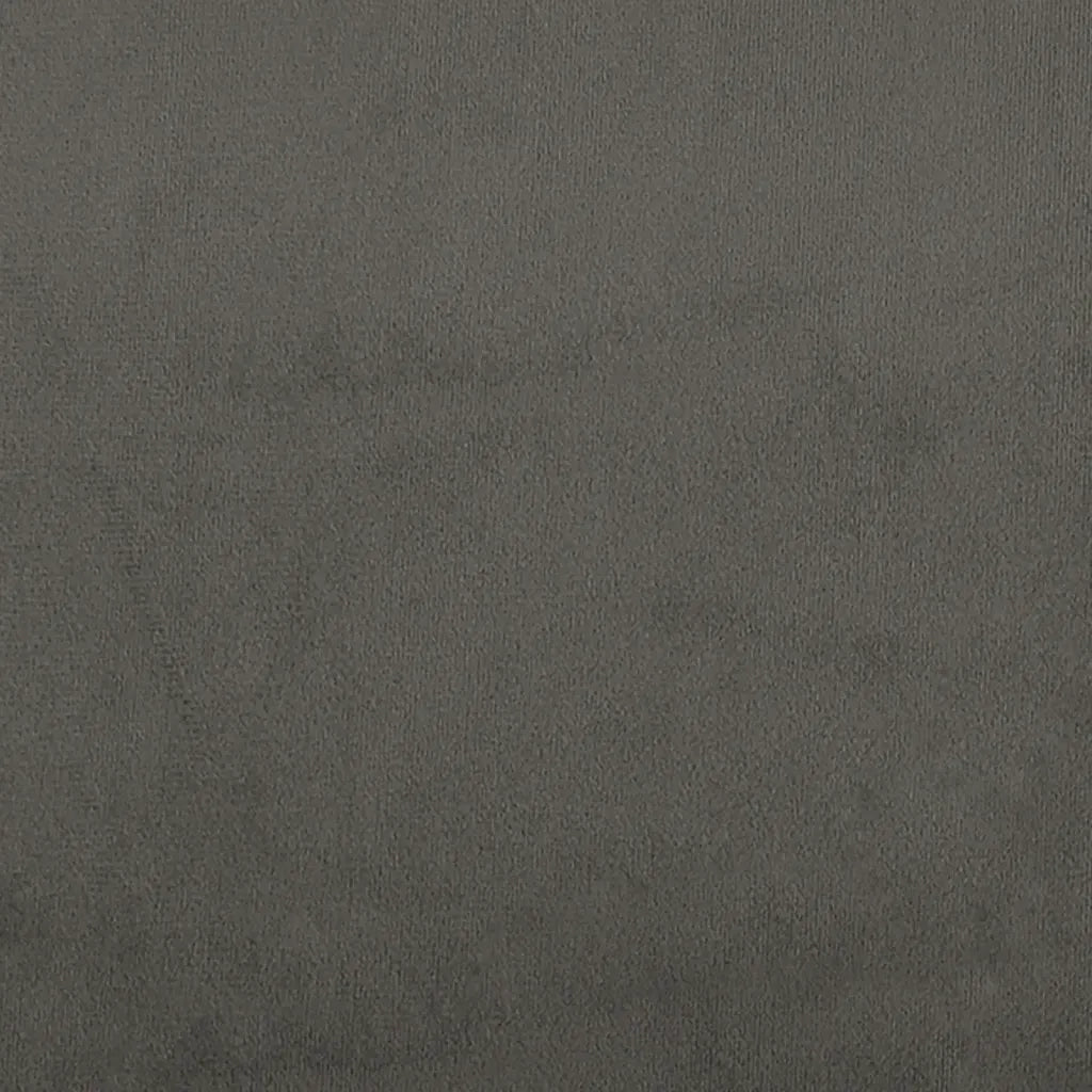 Testiera | Testata Grigio Scuro 90x5x118/128 cm Velluto