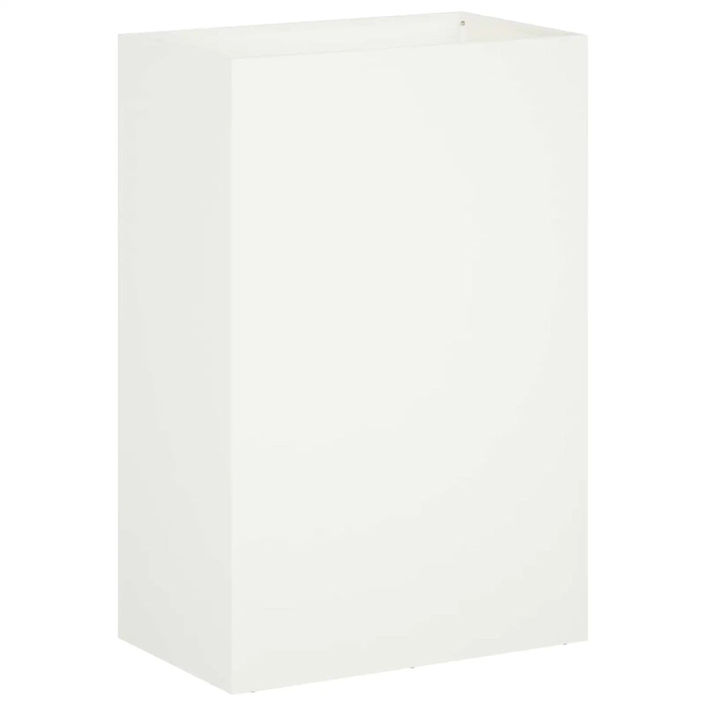 Vaso da giardino 2 pz Bianco 50 x 40 x 75 cm 8005669
