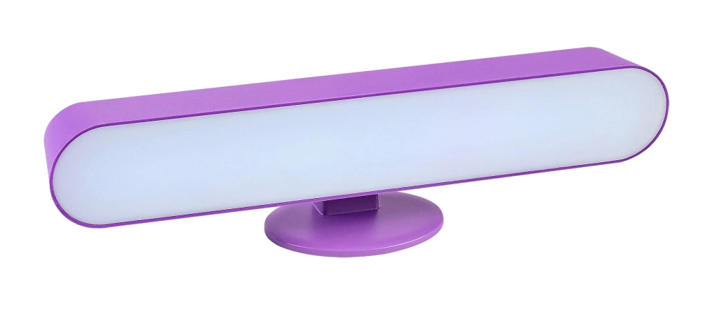 Lampada tavolo LED 3W USB con telecomando viola Rabalux