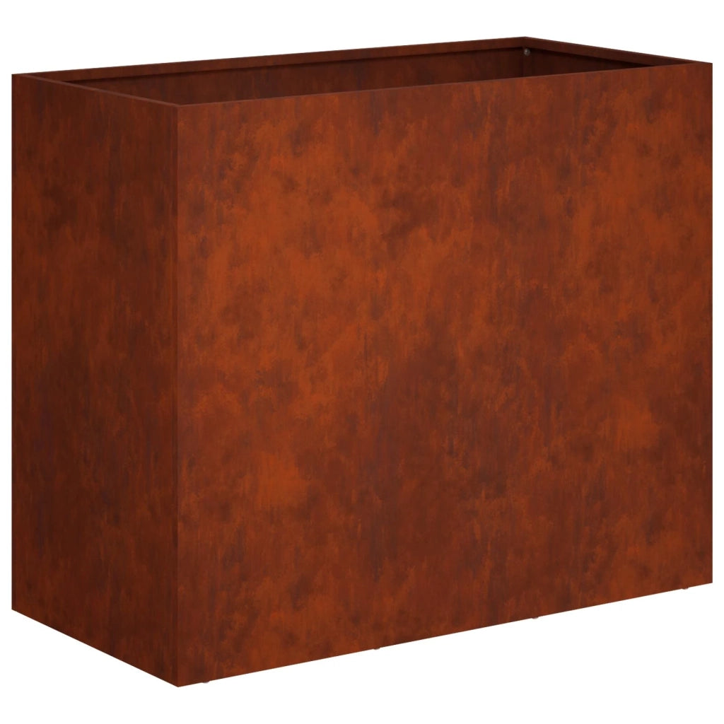 Vaso da giardino Ruggine 60 x 30 x 40 cm Acciaio Corten 8005566