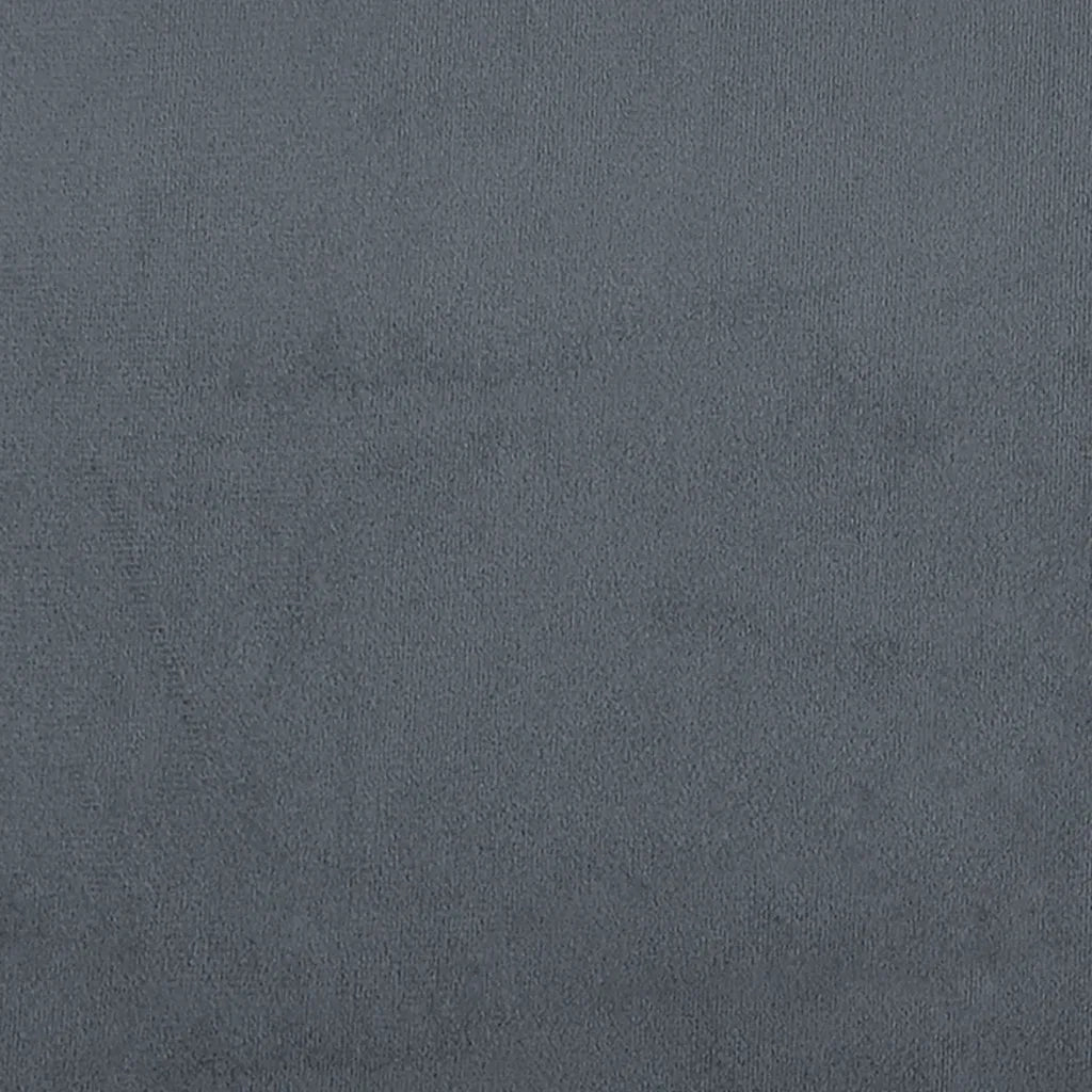 Giroletto senza Materasso Grigio Scuro 200x200 cm Velluto 3285031