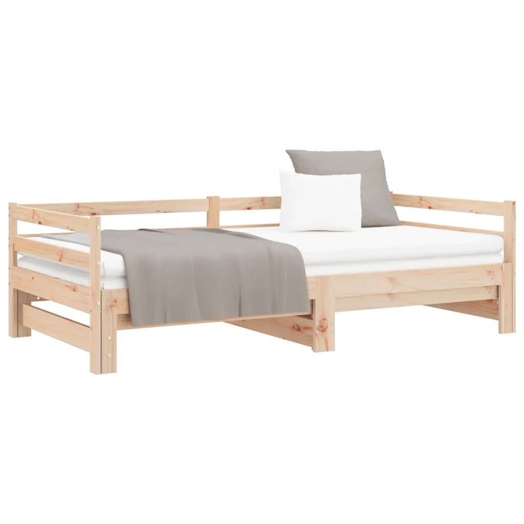 Lettino Estraibile senza Materasso-Struttura Letto 90x190 cm