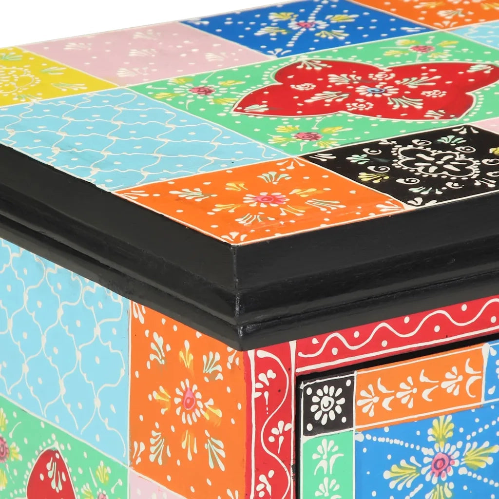 Comodino | Armadio da Notte | Mobiletto da notte con cassetto Multicolore 40 x 35 x 45 cm