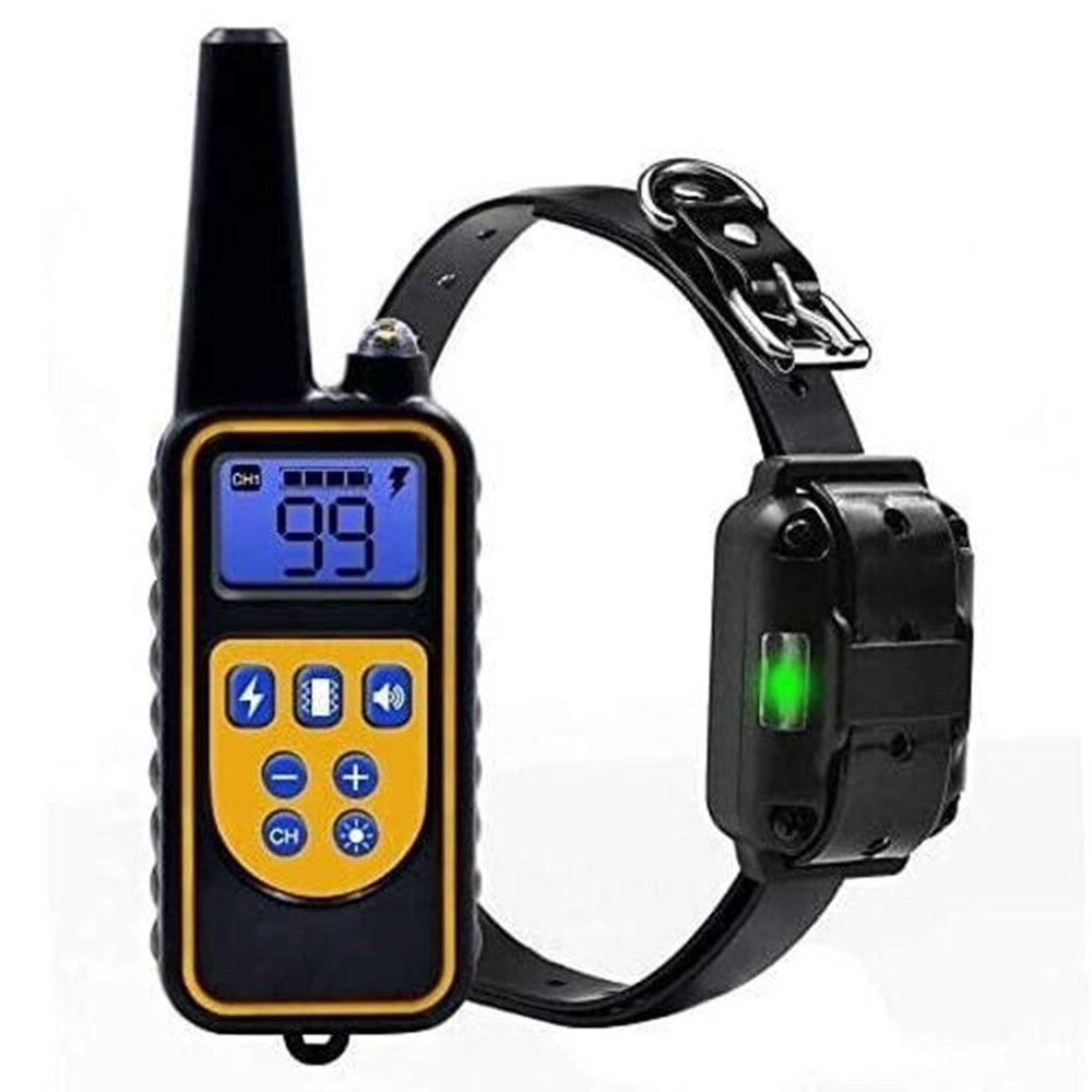 Trade Shop - Collare Da Addestramento Per Cani Antiabbaio Telecomando Ricaricabile Ipx7 Impermeabile -