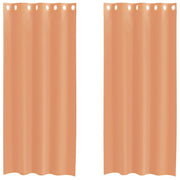 Tende in Voile con Occhielli 2 pz Terracotta