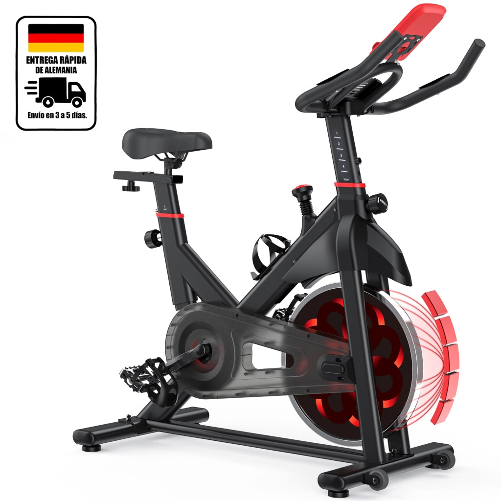 Cyclette , Resistenza Magnetica Regolabile, Cyclette con Sedile Comodo e Display, Allenamento Cardio Home Trainer