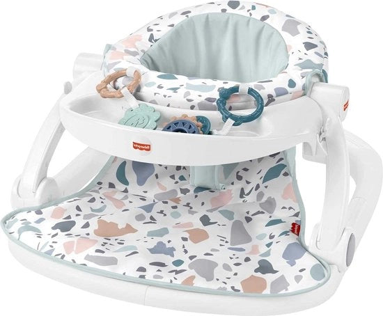 Sedile per Bambini con Giocattoli e Ciotola - Comodo e Ripiegabile