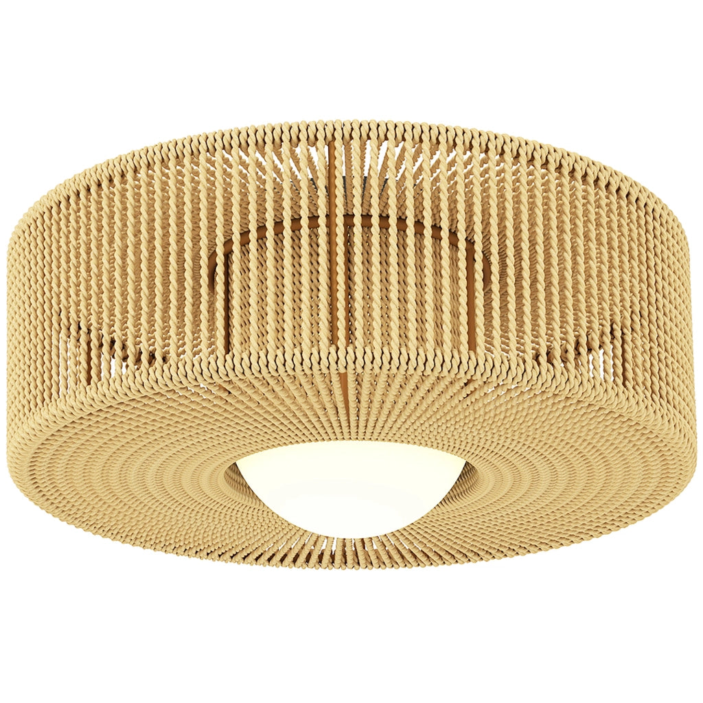 Lampadario a sospensione in corda di canapa ¨C Xylo ¨C Stile boho con attacco G9 LED