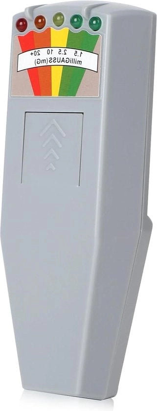 Attrezzatura per caccia ai fantasmi - 5 LED Detector di EMF - Metro di campo magnetico 50Hz-20.000Hz grigio