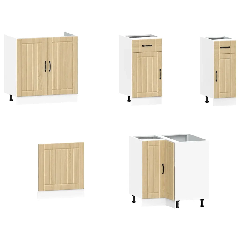 Set Mobili da Cucina 11 pz Lucca Rovere Sonoma in Truciolato 3314954