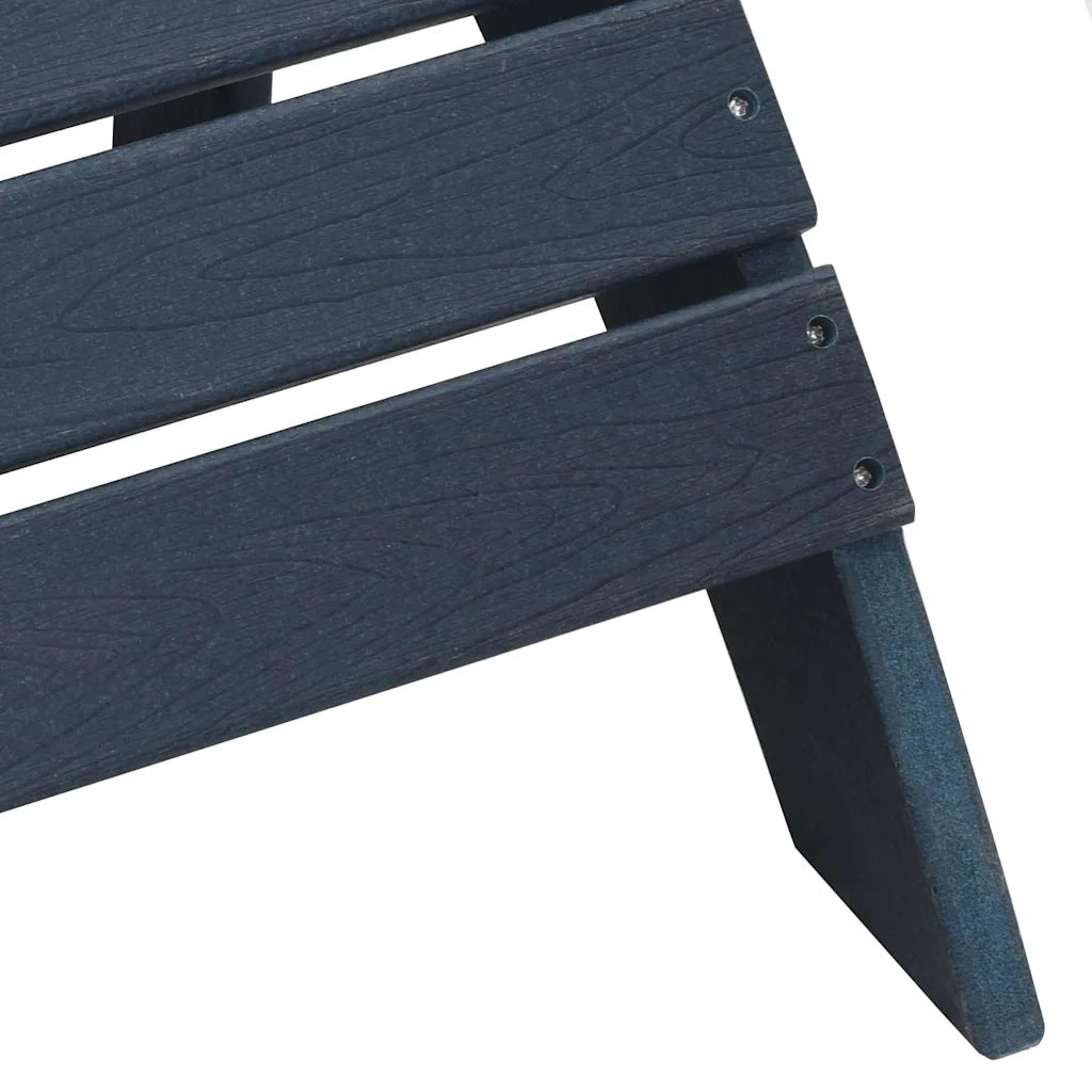 Sedia Adirondack Blu navy 82 x 74 x 92 cm HDPE 42006630