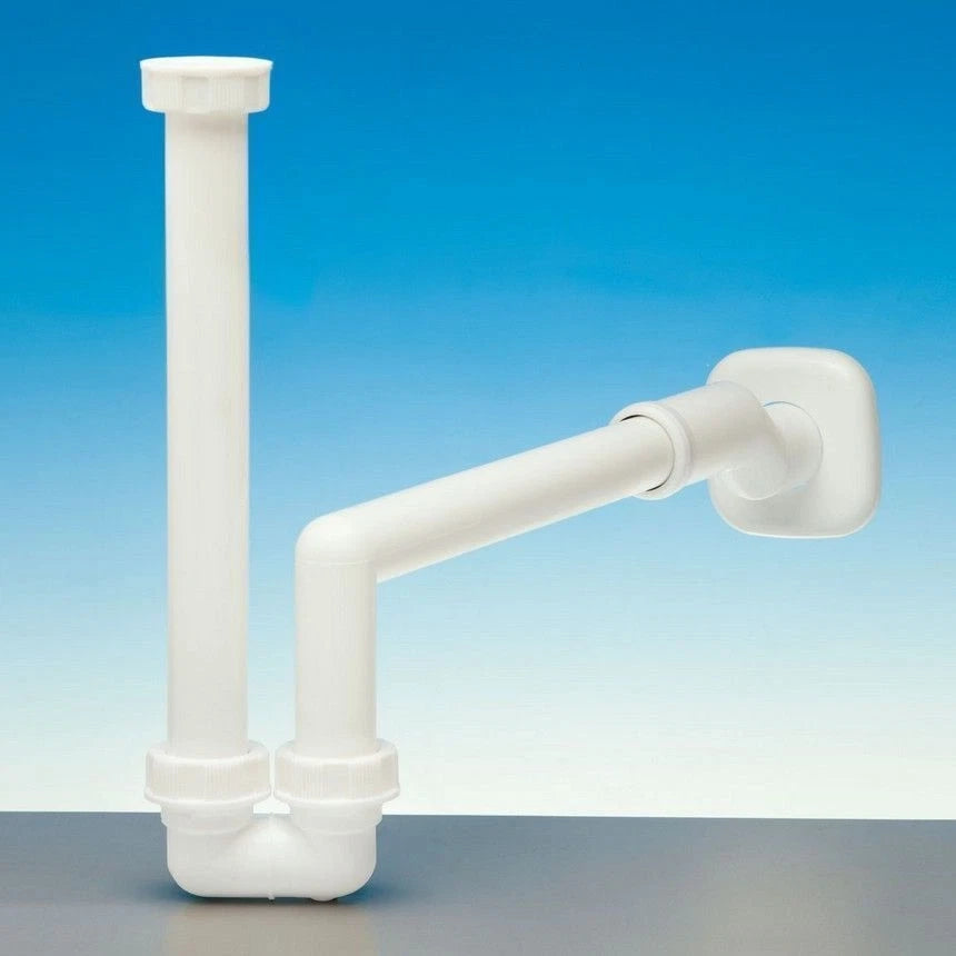 SIFONE eccentrico per lavabo e bidet sospeso  11/4 x Ø 32  40 LIRA
