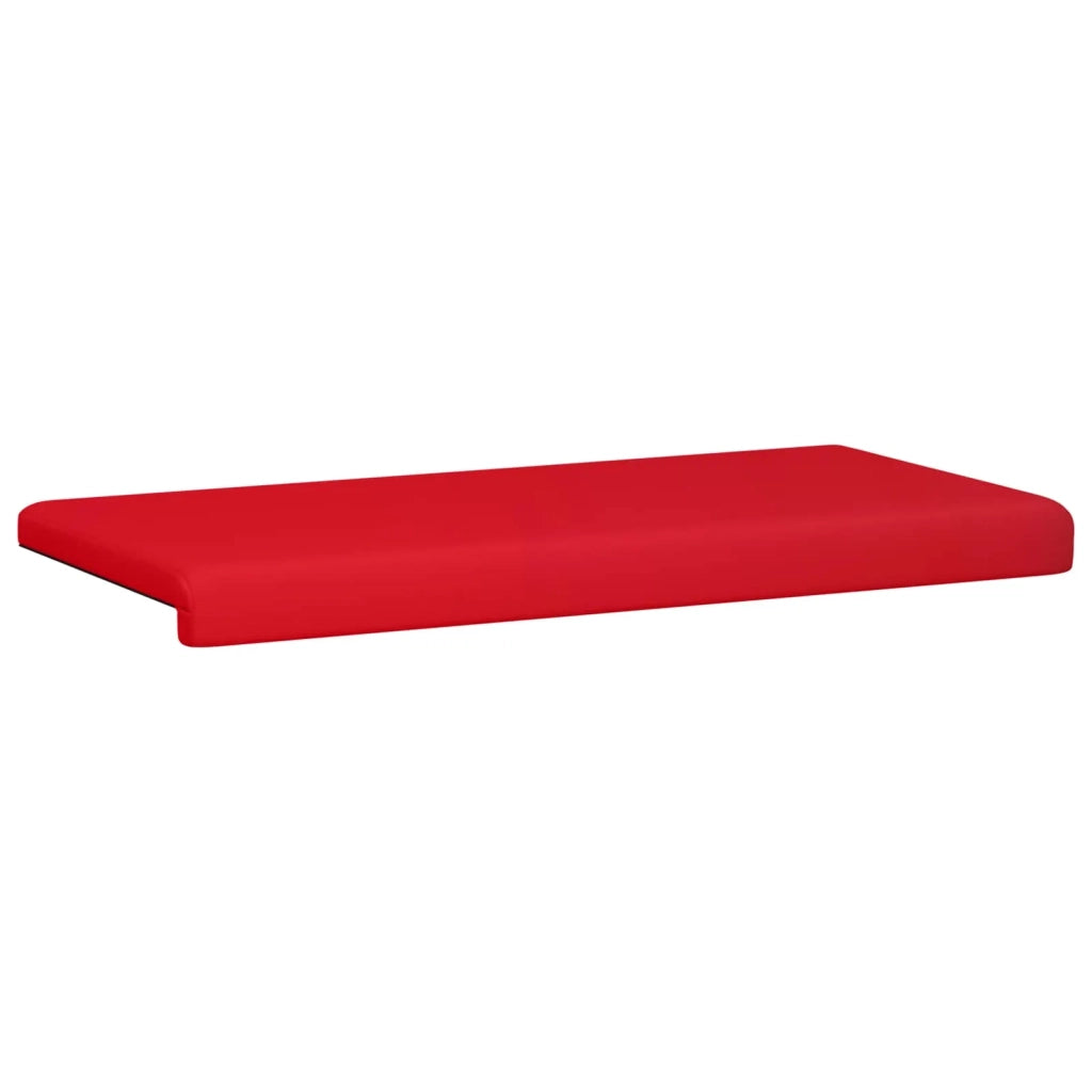 Cuscino per panchina Similpelle Rosso Profondità 35 cm 42043269
