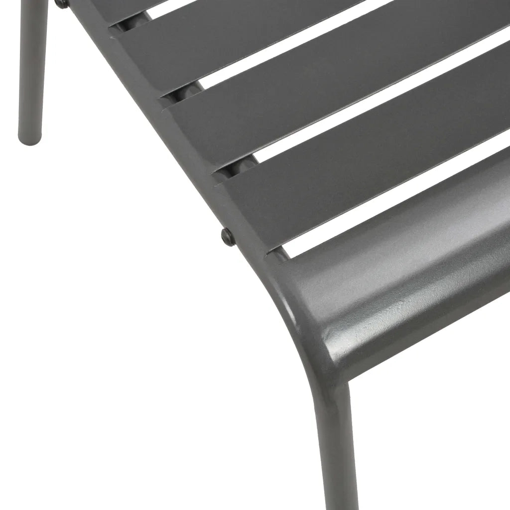 Set da Bistrot 3 pz in Acciaio Grigio Scuro 44261