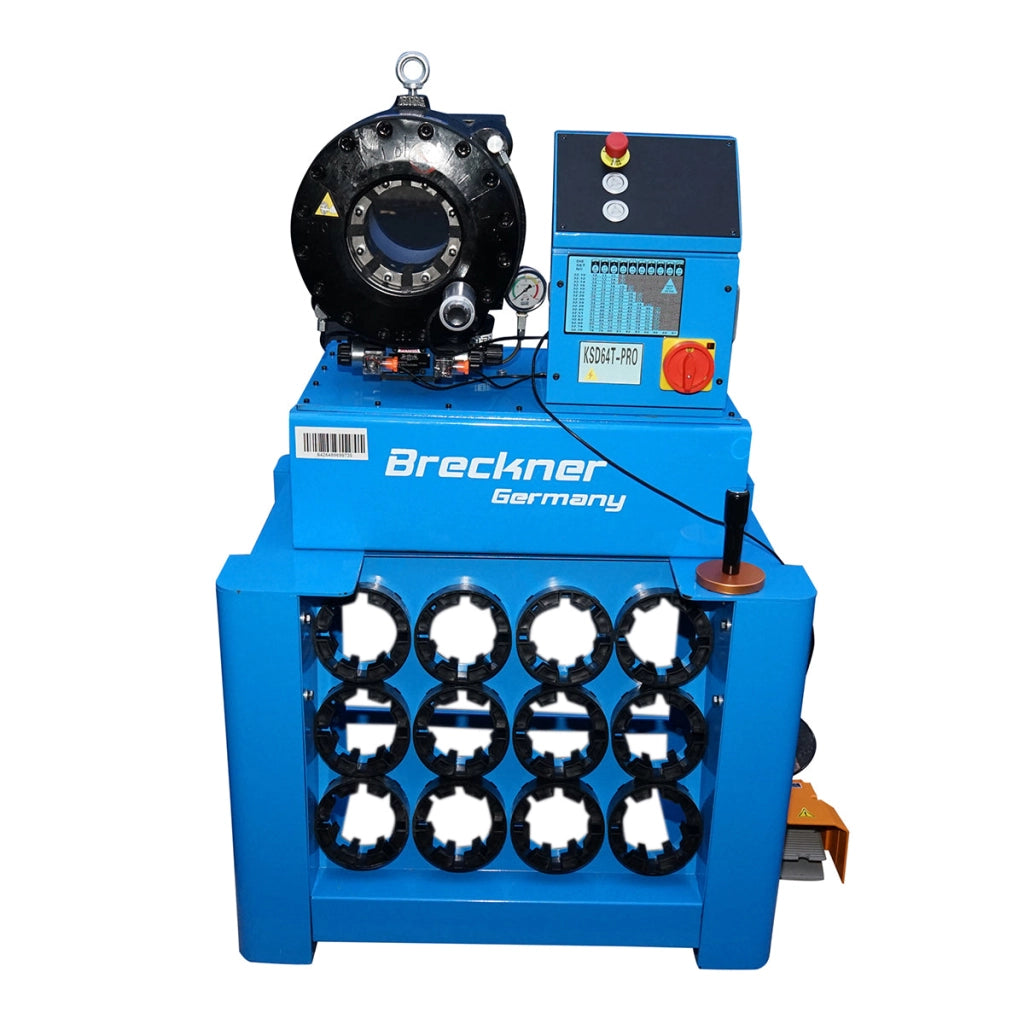 Pressatubi oleodinamici Pressa per crimpare tubi oleodinamici alta pressione 6-69 mm, 4 kW, 380 V con cambio rapido