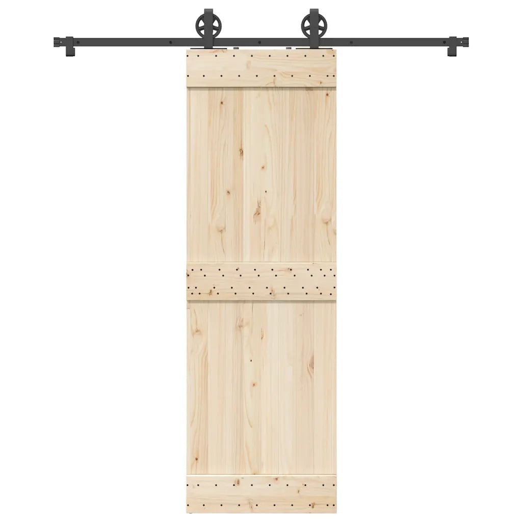 Kit di Binari per Porte Scorrevoli 183 cm Acciaio Nero 4009728