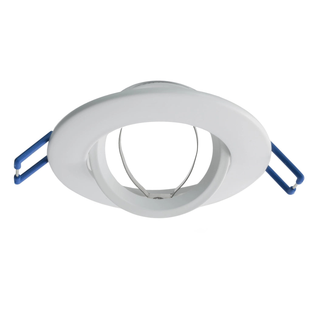 Faretto tondo incasso foro 7cm lampada orientabile LED 8W GU10 luce soffitto BIANCO LUCE 3000K