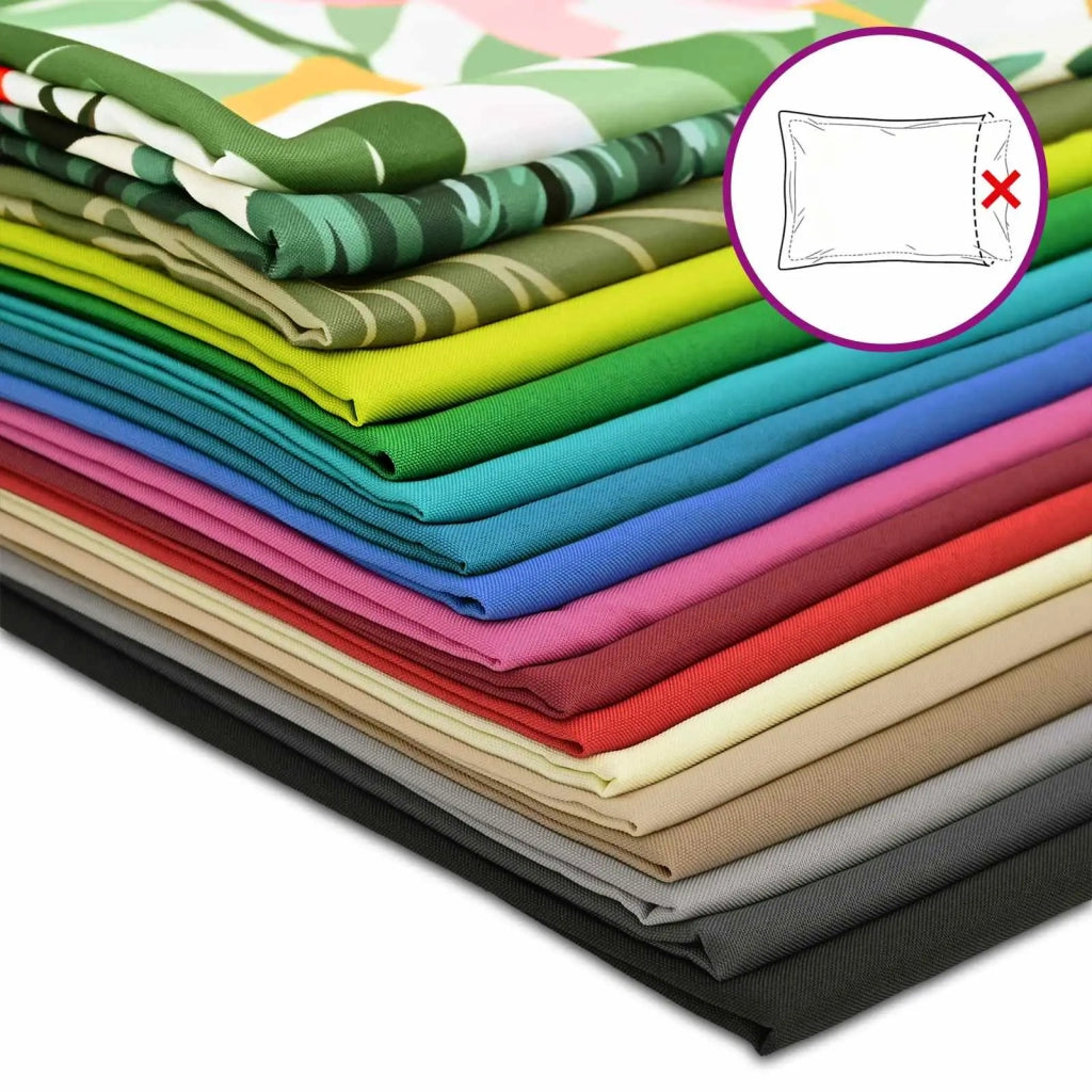 Federa 6 pcs HEERLEN Nero Ø 30 cm Poliestere 922022