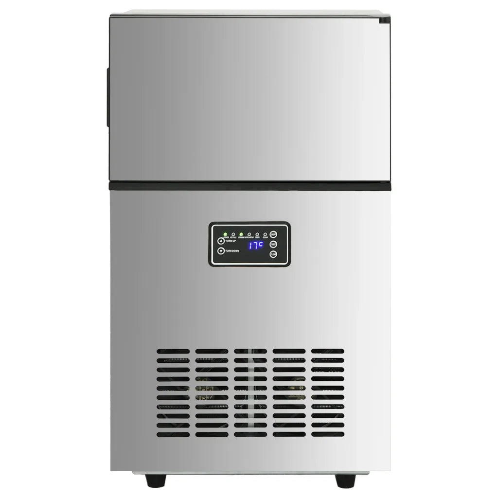 Macchina per Ghiaccio Argento 45 kg / 24 h 153682