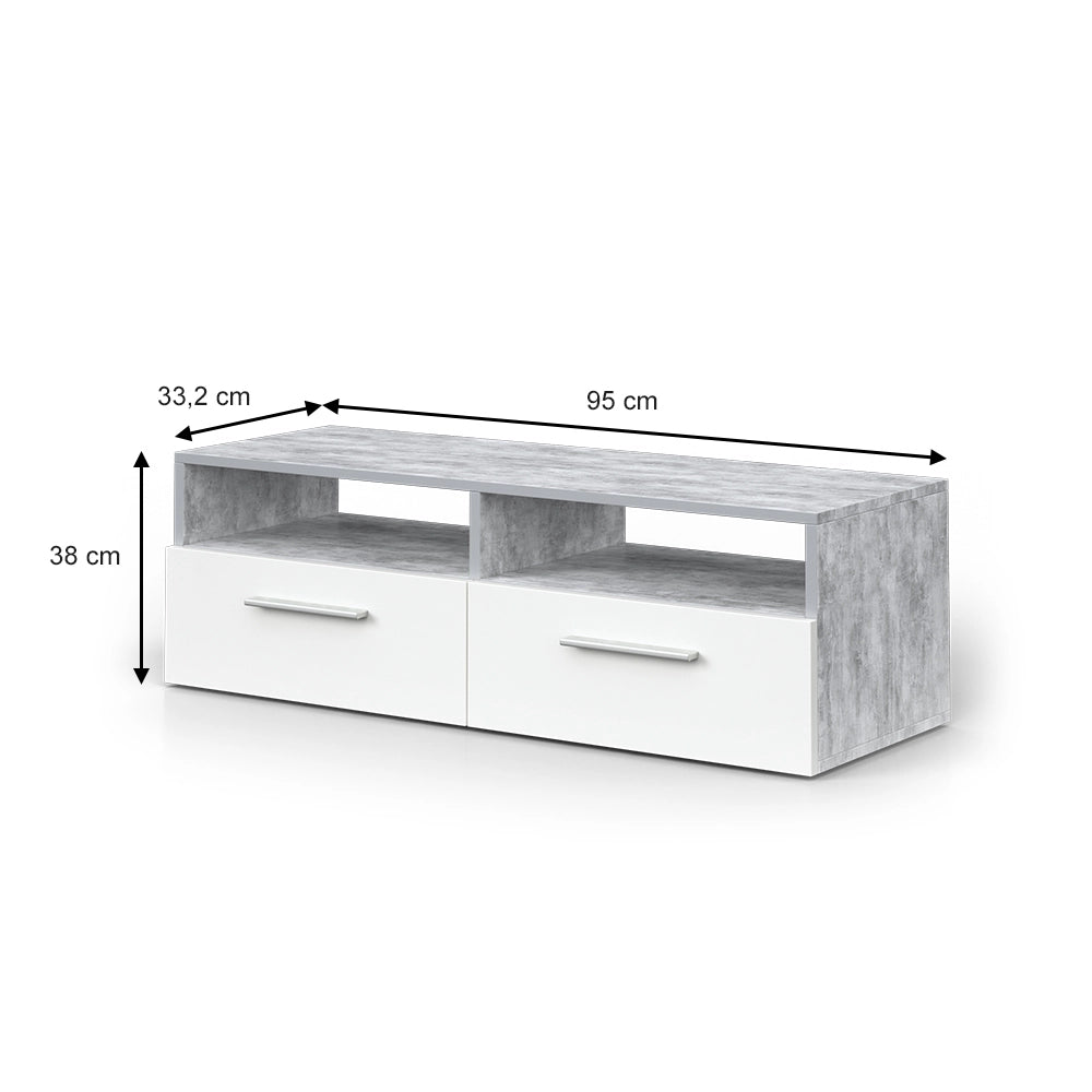 Vicco Mobile tv Calcestruzzo 95 x 38 cm
