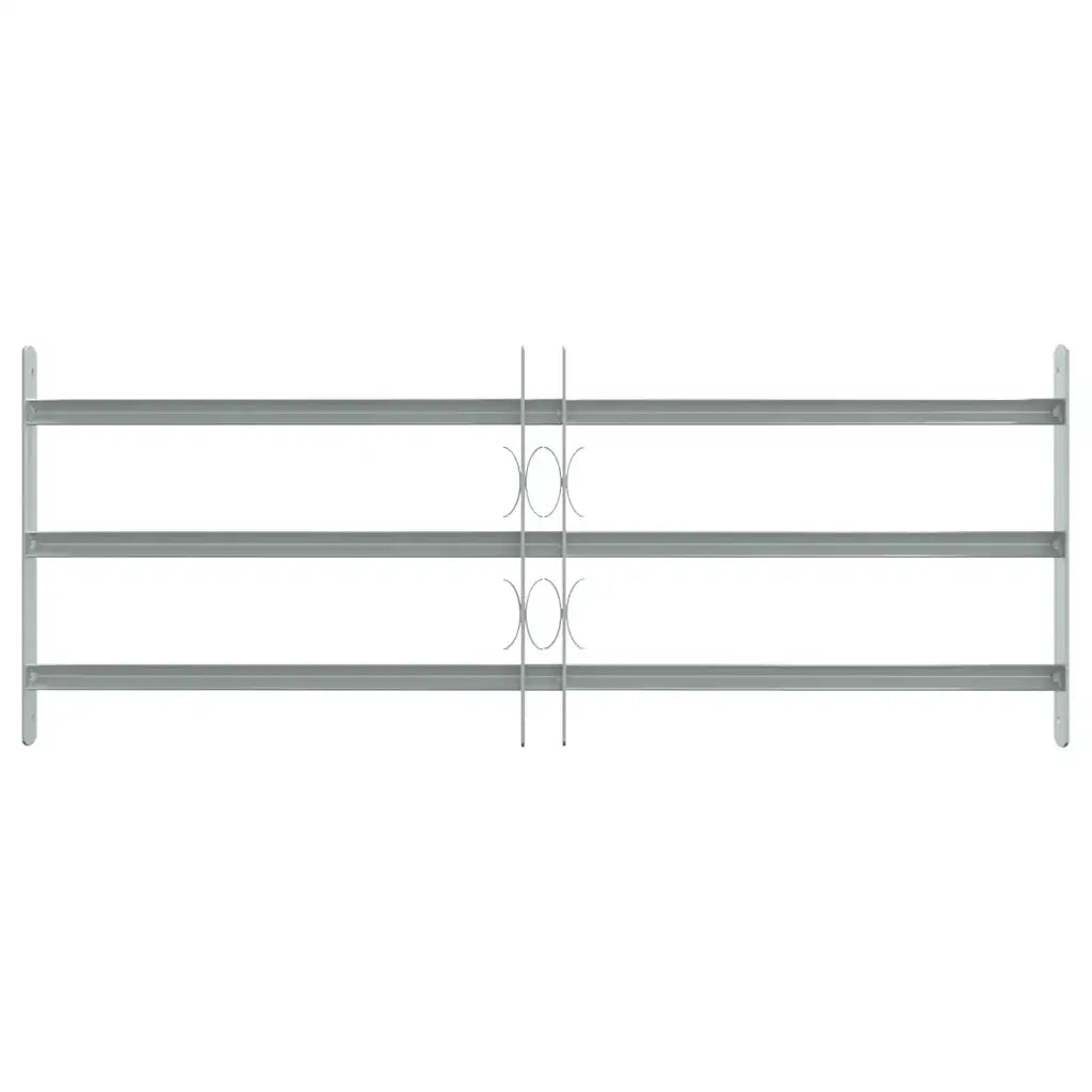 Grate per Finestre Regolabili 3 Barre Trasversali 700-1050 mm CFW3628675