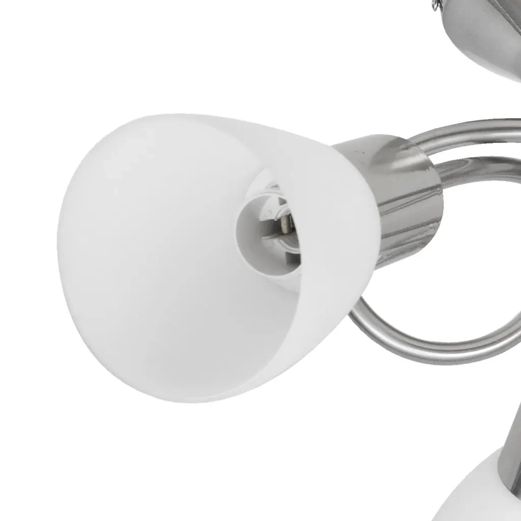 Lampada da Soffitto con Diffusori in Vetro per 3 lampadine E14 240983