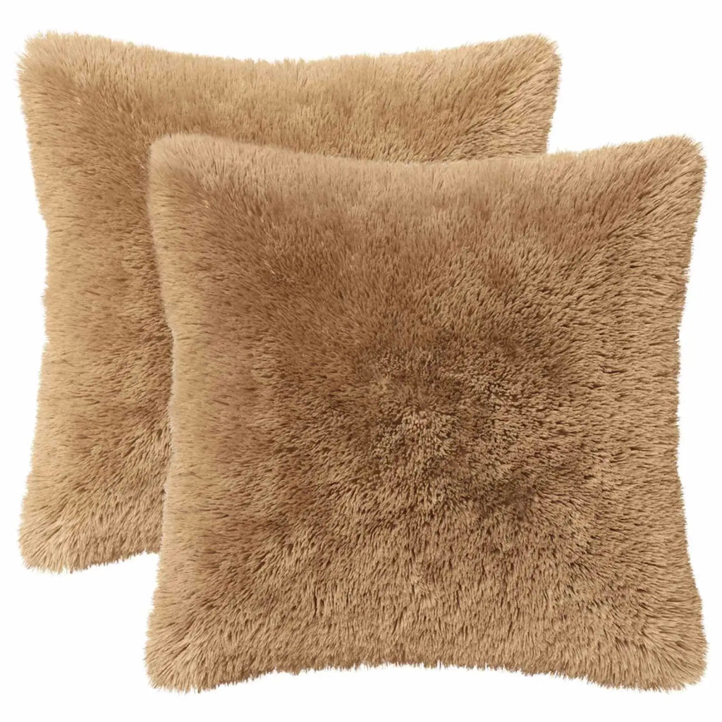 Federa 2 pcs HEERLEN Tortora 30 x 30 cm Fleece PV 907577