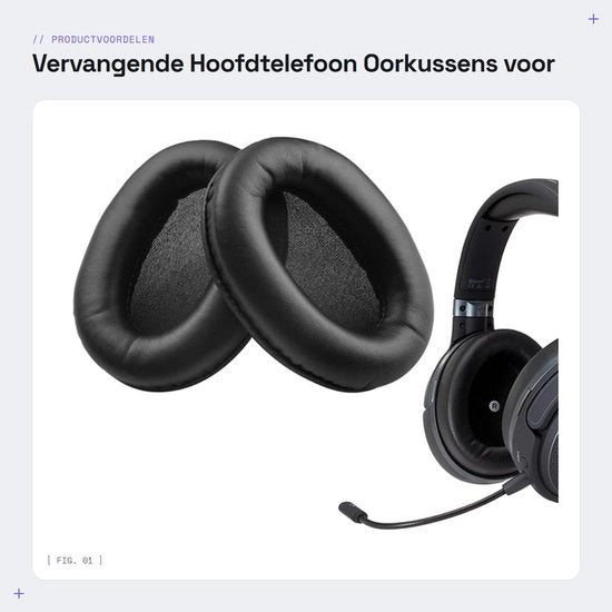 Orecchini di sostituzione per cuffie con comfort e qualità audio